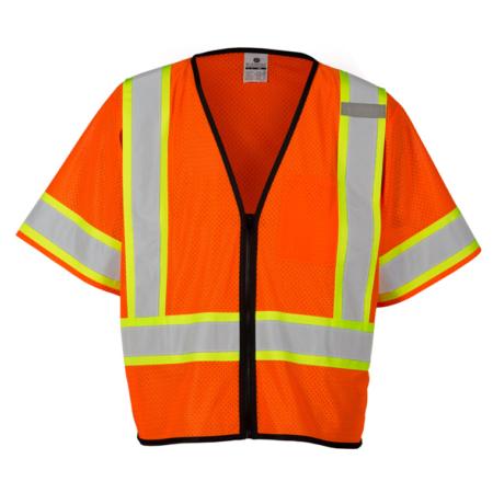 ML Kishigo Class 3 Vests Single Pocket Contrasting Mesh Vest – Small-Medium –  Orange – 1566S Online Sale