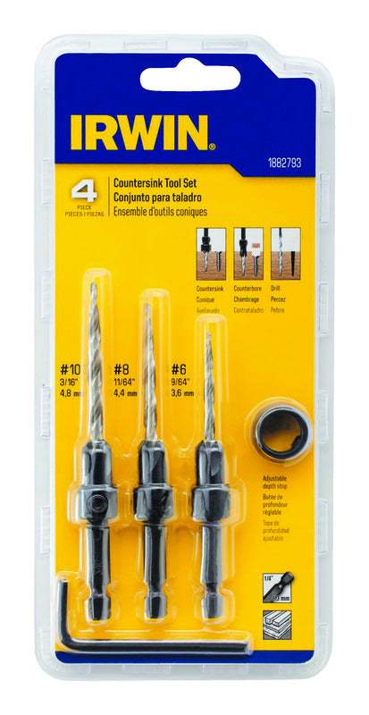 COUNTERSINK SET 4PC IRWN Online Hot Sale