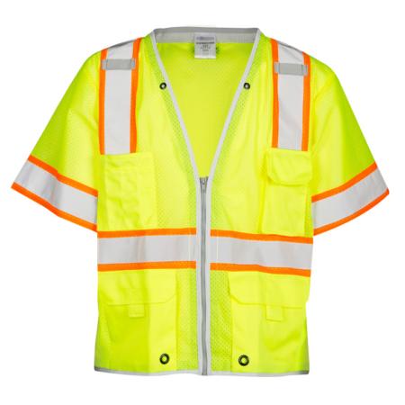 ML Kishigo Class 3 Vests Premium Brilliant Series Heavy Duty Vest – Large –  Lime – 1550L Online Hot Sale