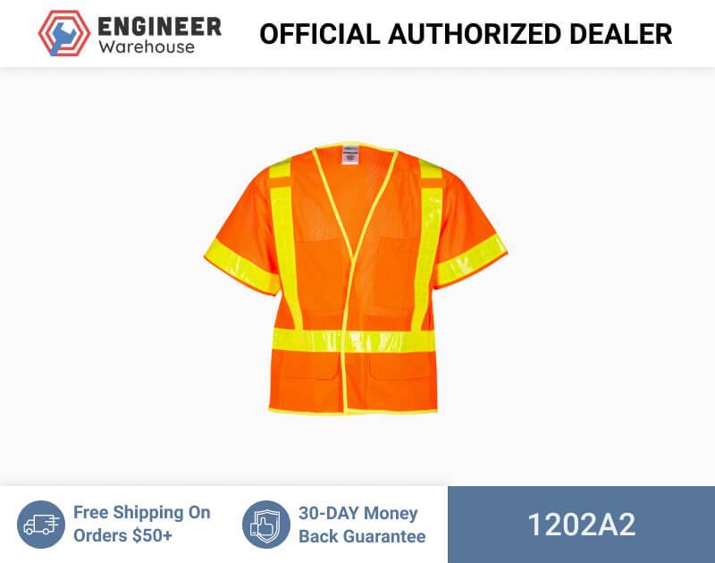 ML Kishigo Class 3 Vests Oralite Mesh Vest – 2XLarge –  Orange – 1202A2 Online now