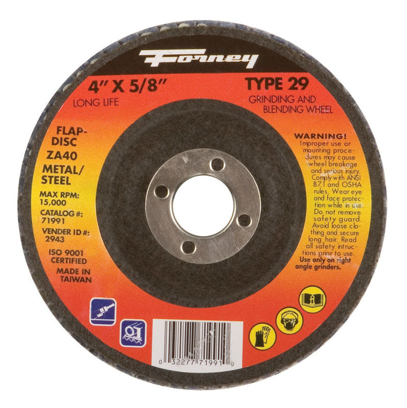 FLAP DISC 4X5/8 36 GRIT Fashion