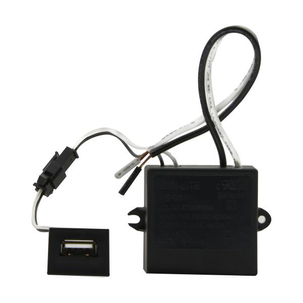 BLACK USB ADAPTER FOR TABLE LA Hot on Sale