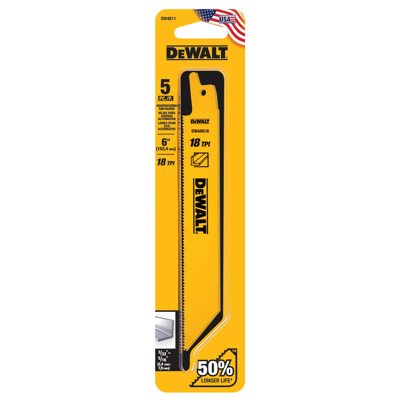 BLADE RECIP 6″ 18T PK5 Online now