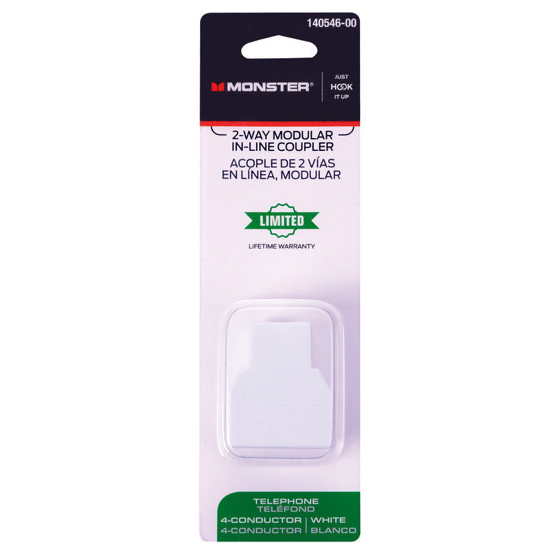 COUPLER 2-WAY INLINE WHT Online Hot Sale