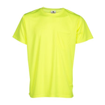 ML Kishigo Non-ANSI T-Shirts Microfiber Short Sleeve T-Shirt – Economy – 3XLarge –  Lime – 91243 Hot on Sale