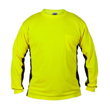 ML Kishigo Non-ANSI T-Shirts Premium Black Series Long Sleeve T-Shirt – 4XLarge –  Lime – 92024 Online