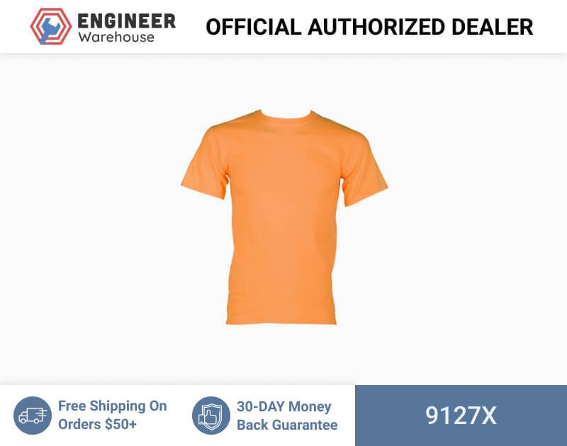 ML Kishigo Non-ANSI T-Shirts 100% Cotton T-Shirt – Short Sleeve – XLarge –  Orange w/ pocket – 9127X Online Sale