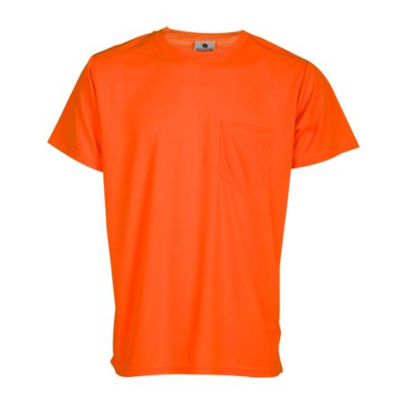 ML Kishigo Non-ANSI T-Shirts Microfiber Short Sleeve T-Shirt – Economy – Medium –  Orange – 9125M Fashion