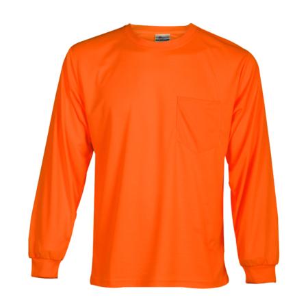 ML Kishigo Non-ANSI T-Shirts Microfiber Long Sleeve T-Shirt – Economy – Large –  Orange – 9123L Online Hot Sale
