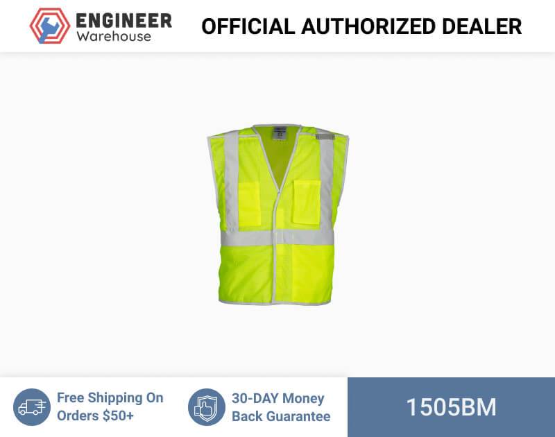 ML Kishigo Premium Brilliant Series Class 2 Breakaway Vest Medium (Lime) – 1505BM Online