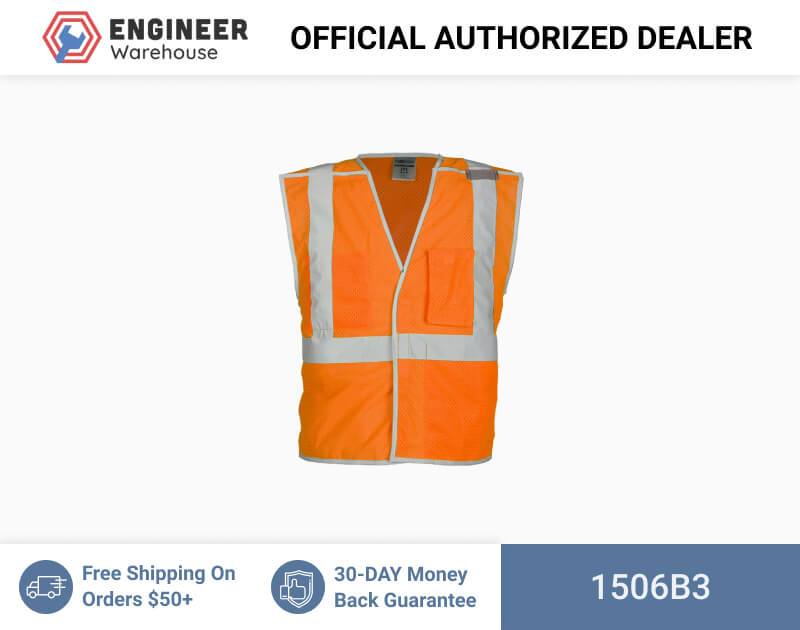 ML Kishigo Premium Brilliant Series Class 2 Breakaway Vest 3XLarge (Orange) – 1506B3 Online now