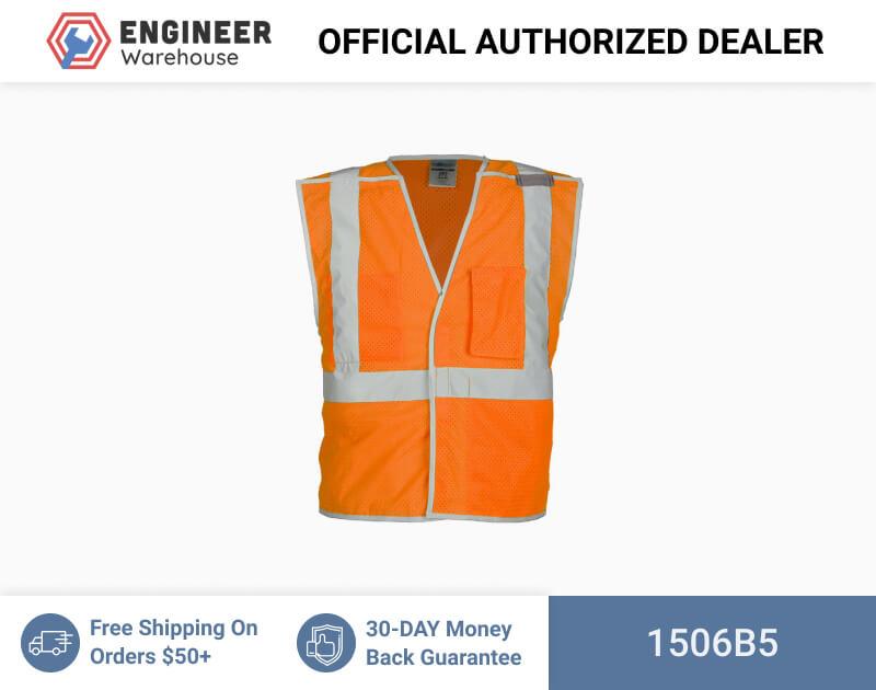 ML Kishigo Premium Brilliant Series Class 2 Breakaway Vest 5XLarge (Orange) – 1506B5 Online Hot Sale