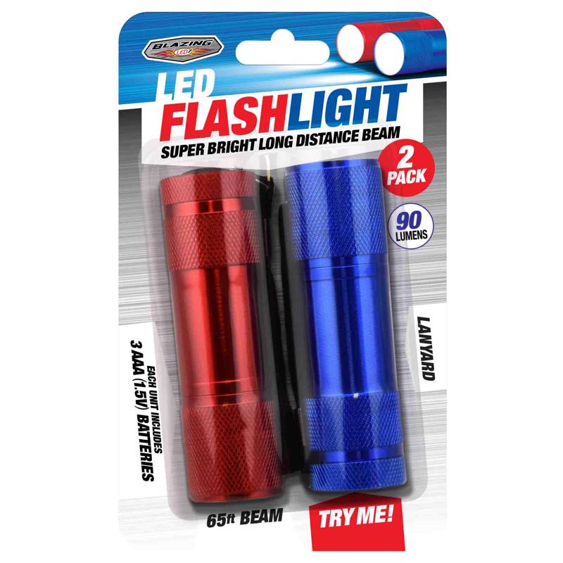 FLASHLIGHT LED AAA 2PK Online Sale