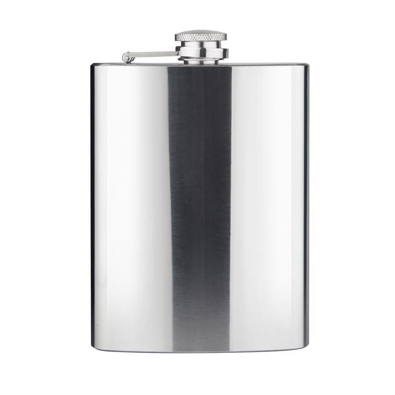 FLASK S/S SILVER 8OZ 1PK Online Sale