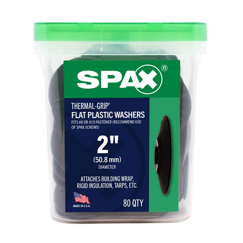 FLAT WASHER PLST 2″ 80PK Online Hot Sale