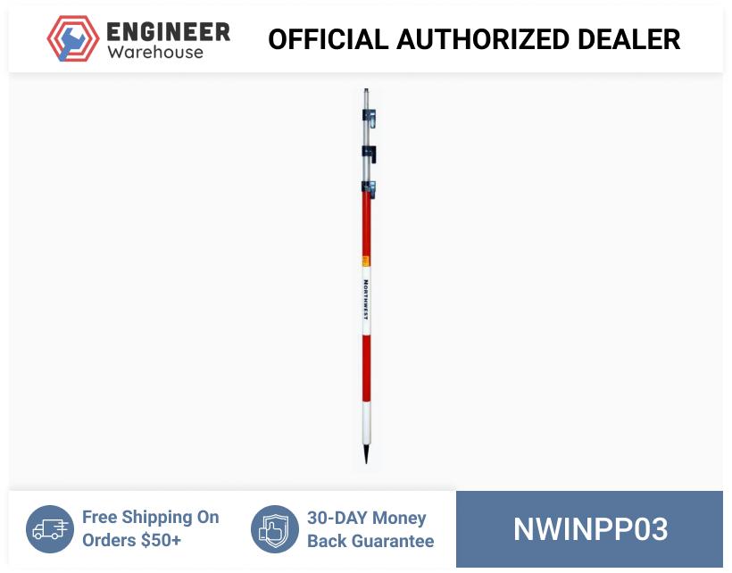 Northwest Instrument 5 Meter Aluminum Prism Pole Compression Lock – NPP03 Fashion