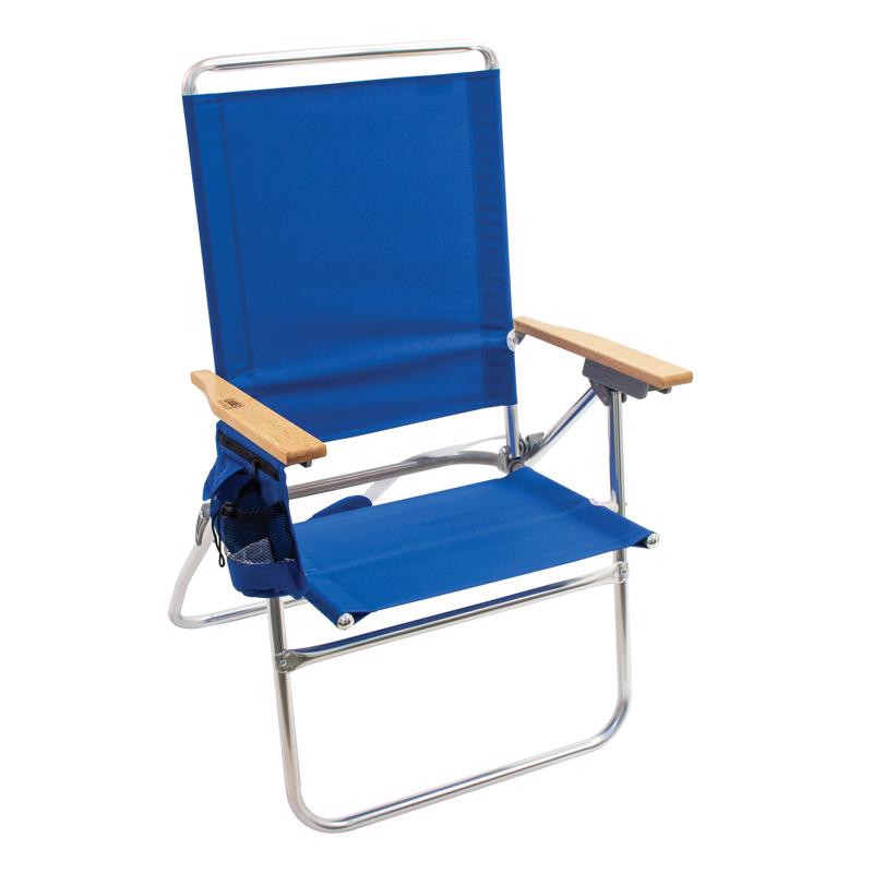 FLDING CHAIR ALUM BLU Discount