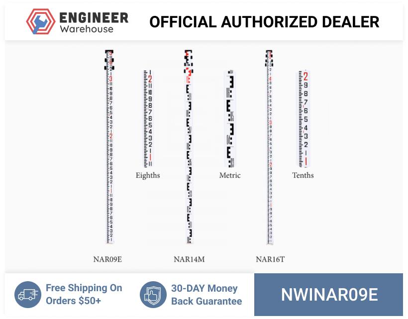 Northwest Instrument 9′ 8ths Aluminum Rod – 3-Section Telescopic – NAR09E Online now
