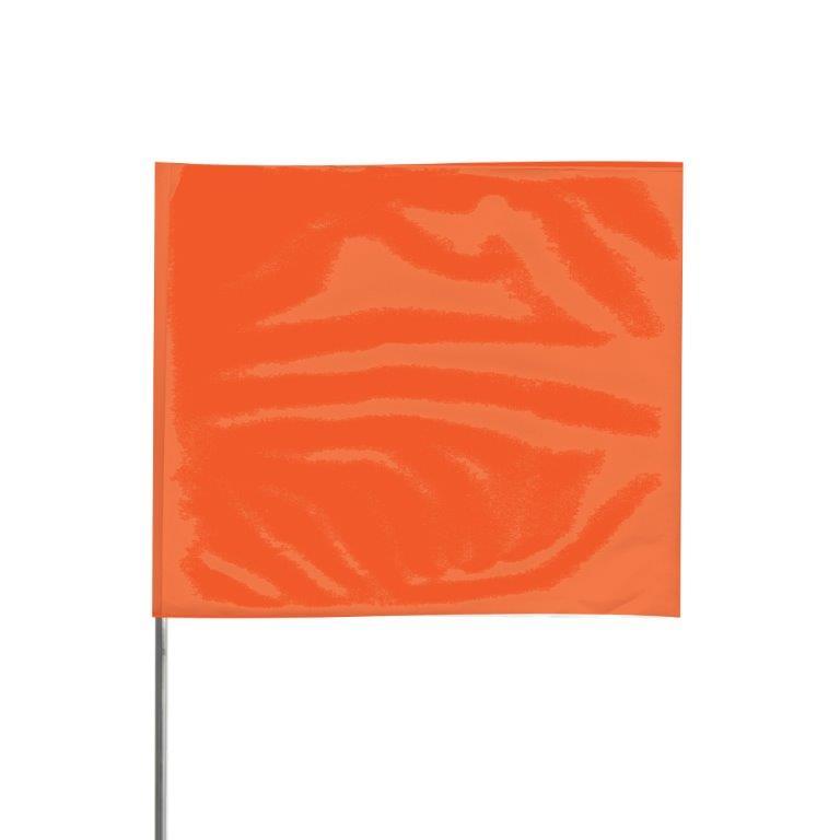 Presco 4″ x 5″ Marking Flag with 24″ Wire Staff (Orange Glo) – Pack of 1000 – 4524OG Fashion
