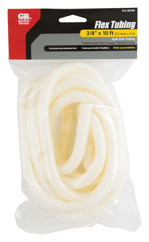 FLEX SPLT TUBE3/8X10WHT Online Sale