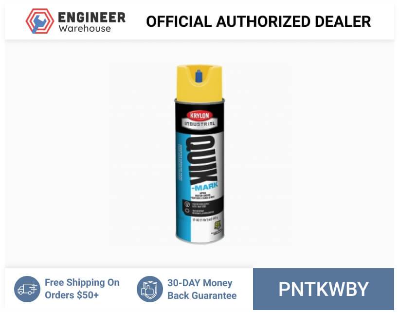 Smi-Carr – Quik-Mark Inverted Marking Paints 20 oz 12 cans/case Water Yellow – PNTKWBY Hot on Sale