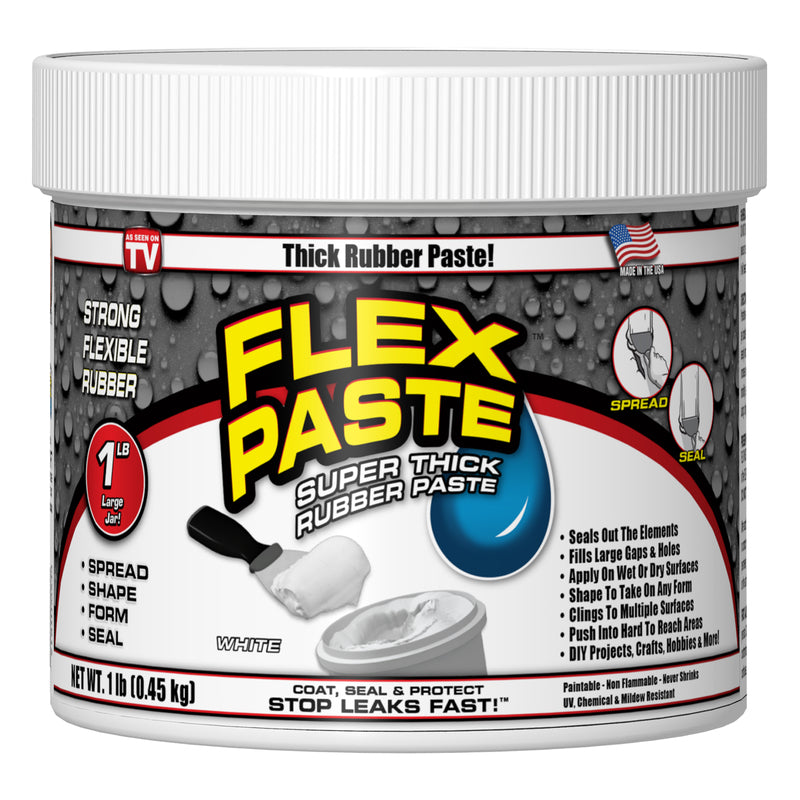 FLEX PASTE RUBBR WHT 1LB on Sale