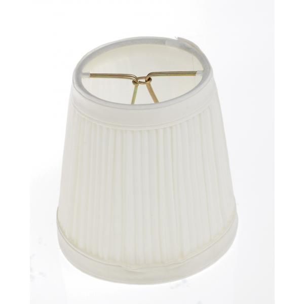 BONE PLEATED CLIP-ON SHADE on Sale