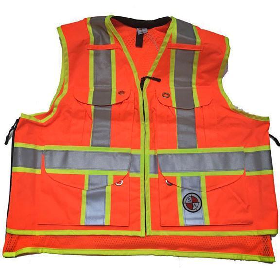 Safety Apparel Party Chief Heavy-Duty Survey Vest Class XXL (Orange) – PC13 XXL ORANGE Online