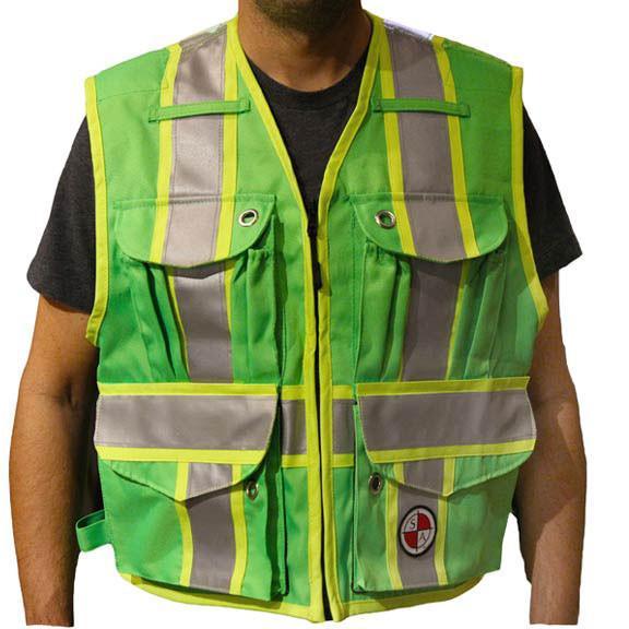 Safety Apparel Party Chief Survey Vest Class 2XL (Green) – PC15X-G 2XL GREEN Online now