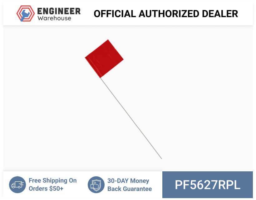Smi-Carr – PVC Flag 5x6x27 1000 Red – PF5627RPL Online