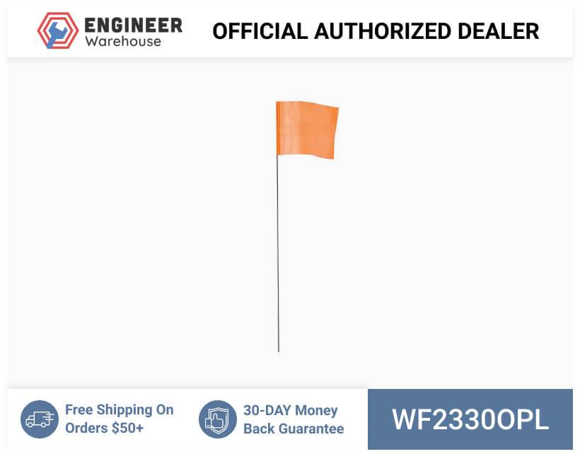 Smi-Carr – Wire Flag 2.5×3.5×30 1000 Orange – WF2330OPL Fashion