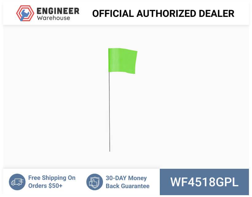 Smi-Carr – Wire Flag 4x5x18 1000 Green – WF4518GPL Online now