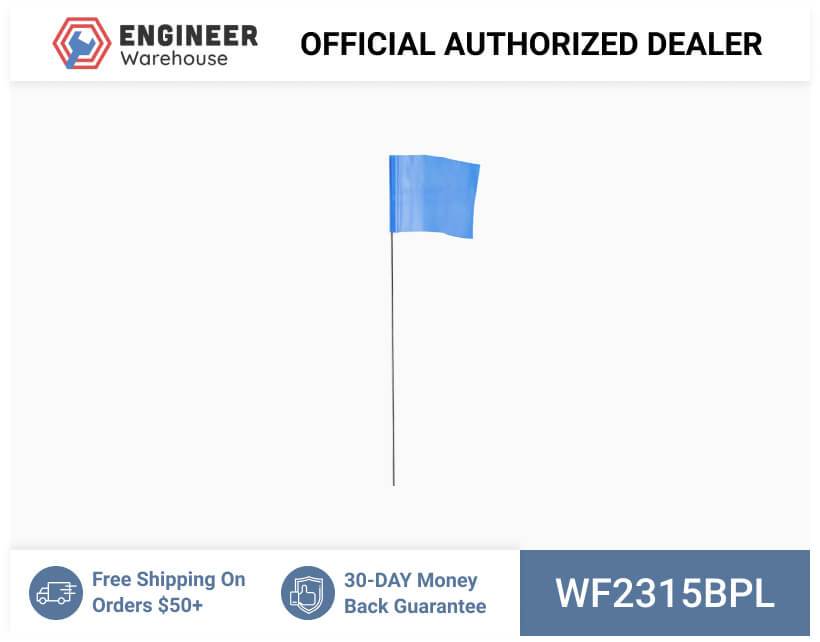 Smi-Carr – Wire Flag 2.5×3.5×15 1000 Blue – WF2315BPL Supply