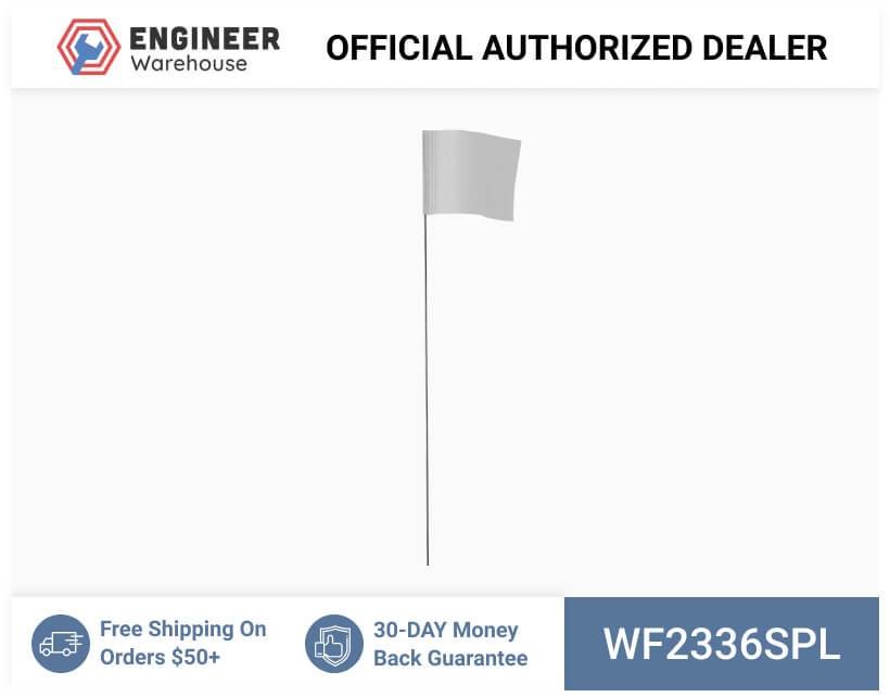 Smi-Carr – Wire Flag 2.5×3.5×36 1000 Silver – WF2336SPL Online now