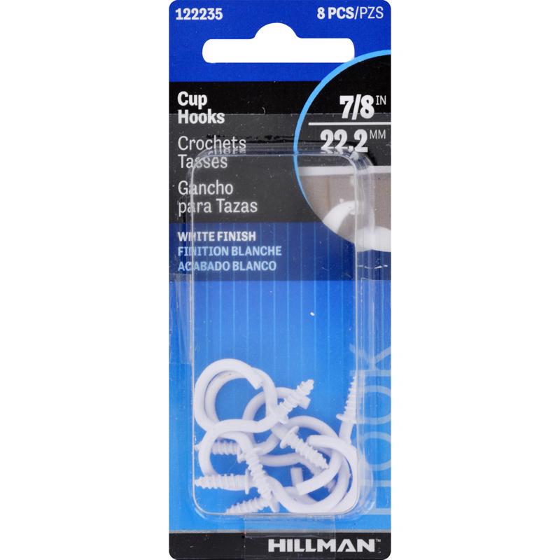 CUP HOOK WHITE 7/8″ Online Sale