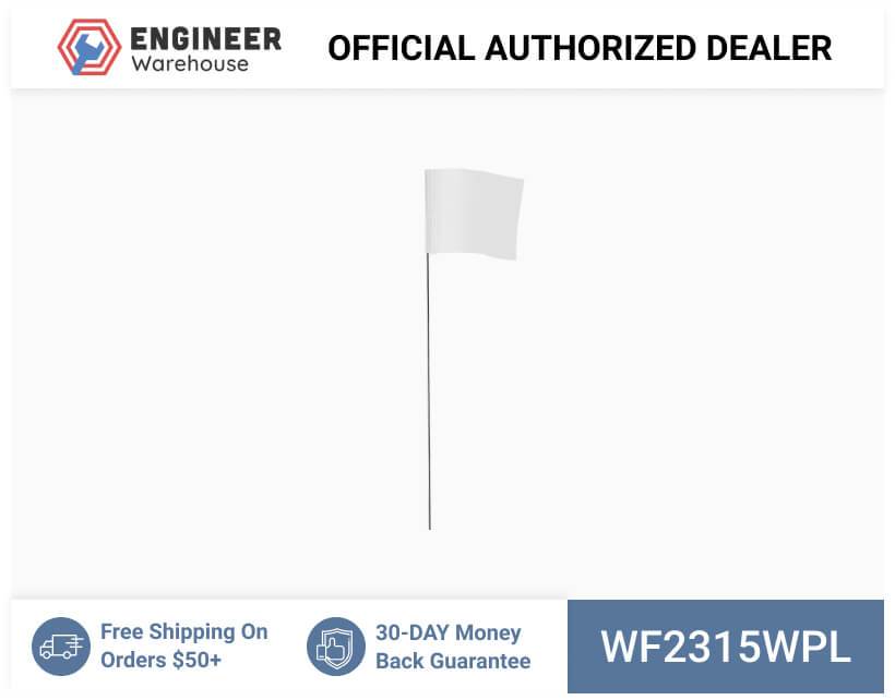 Smi-Carr – Wire Flag 2.5×3.5×15 1000 White – WF2315WPL Sale