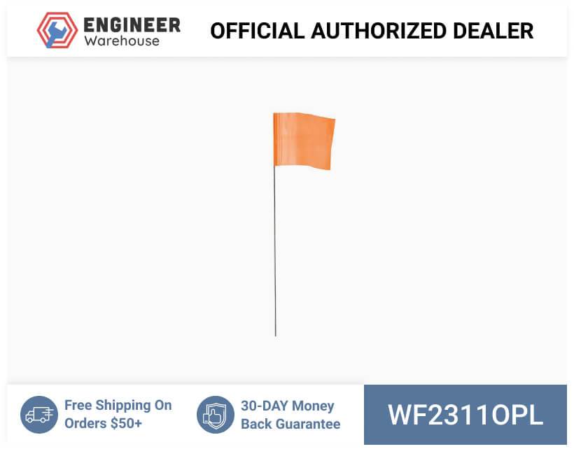 Smi-Carr – Wire Flag 2.5×3.5×11.5 1000 Orange – WF2311OPL on Sale