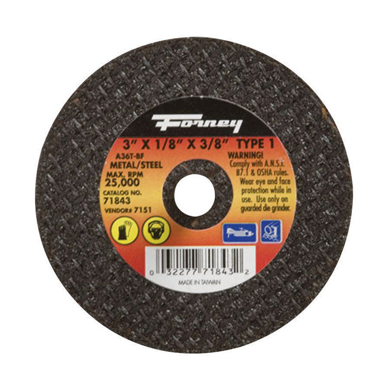 CUT-OFF WHEEL 3X1/8X3/8 Supply