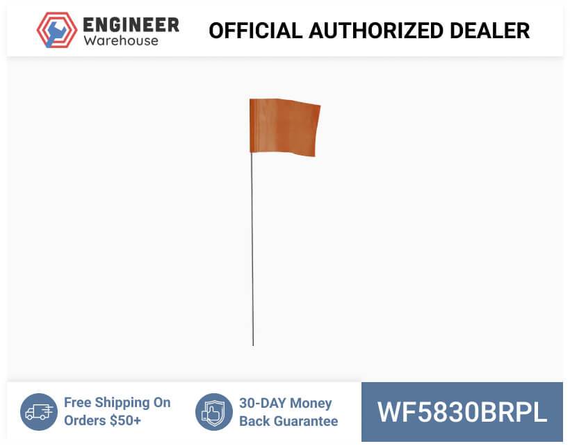 Smi-Carr – Wire Flag 5x8x30 1000 Brown – WF5830BRPL Online now
