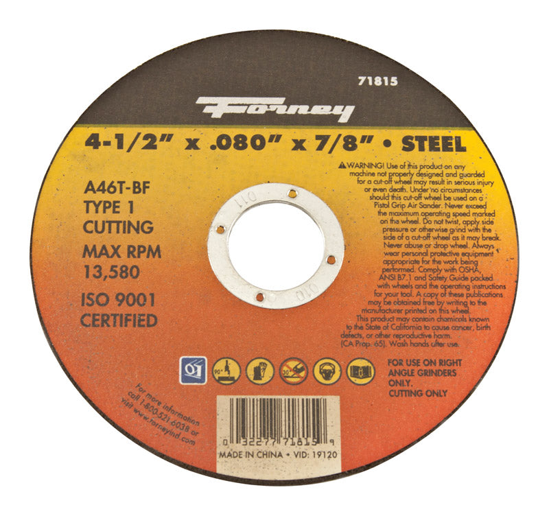 CUTOFF WHEEL4.5X.080X7/8 on Sale
