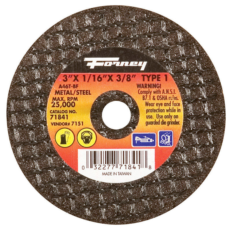 CUT-OFF WHEEL 3X1/16X3/8 Hot on Sale