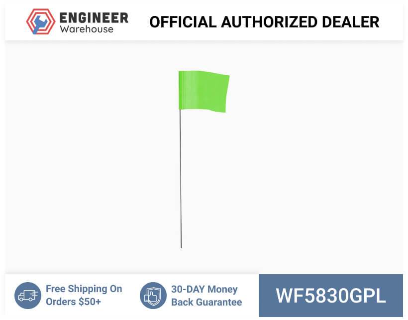 Smi-Carr – Wire Flag 5x8x30 1000 Green – WF5830GPL Discount