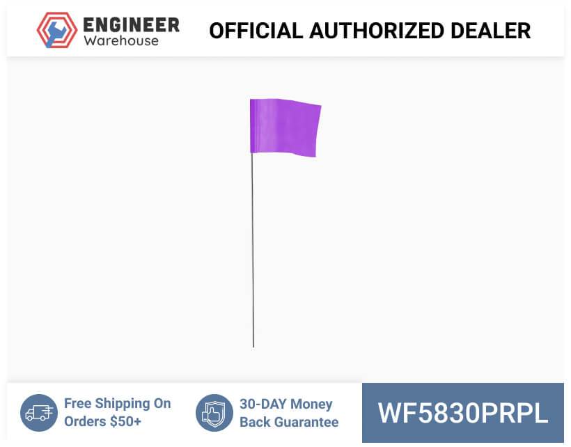 Smi-Carr – Wire Flag 5x8x30 1000 Purple – WF5830PRPL Discount