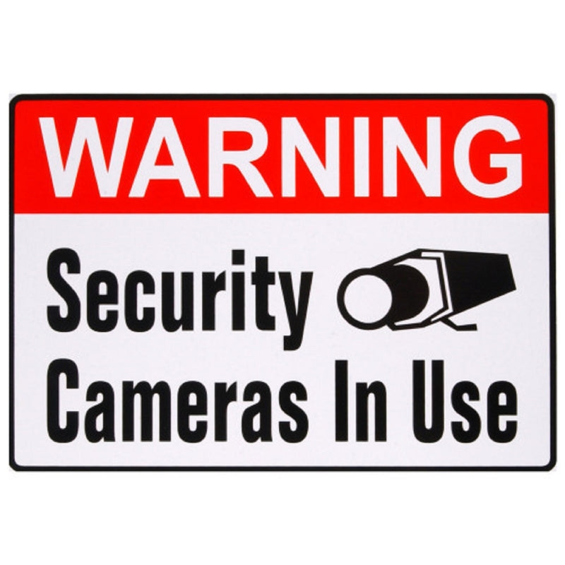 DECAL SECURITY CAM 4X6″ Online Hot Sale