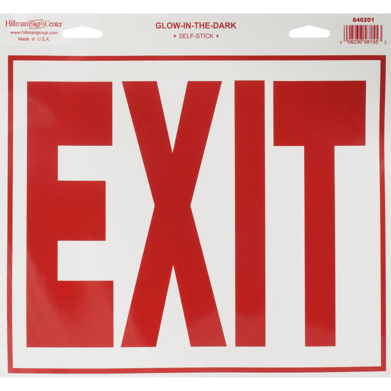 DECAL EXIT GLOW 11X12″ Sale