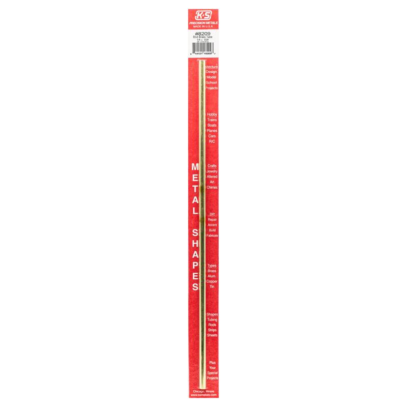 BRAS TUBE ROUND 12X1/4″ Hot on Sale
