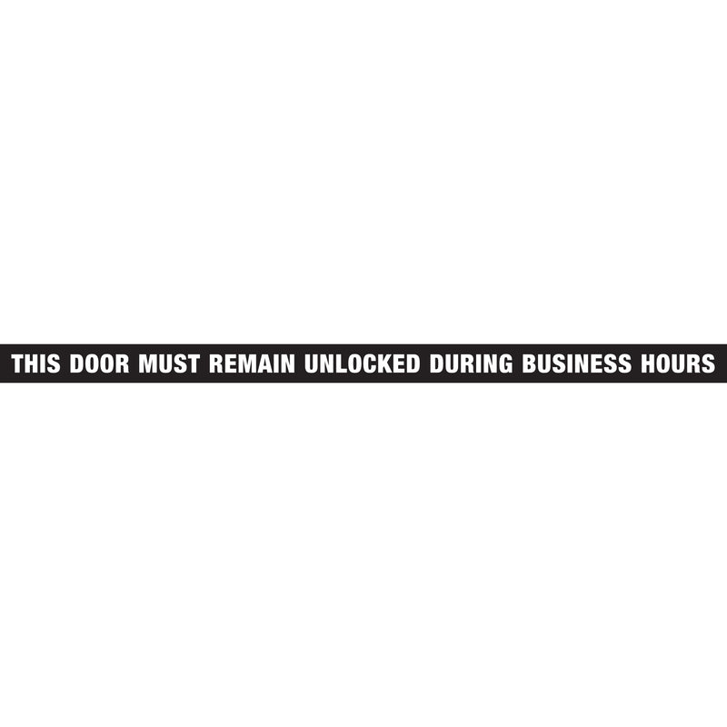 DECAL DOOR UNLCK 1.5X28″ Online Hot Sale