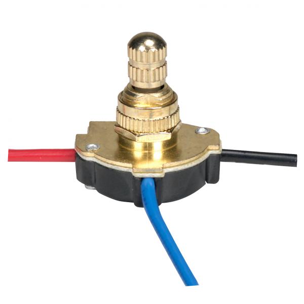BRASS FINISH 3 WAY ROTARY SWIT Fashion
