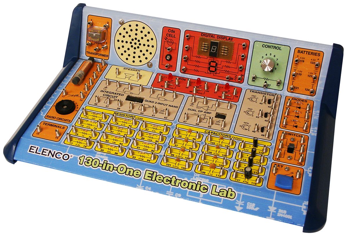 Elenco Electronic Playground 130, 130 in 1 Electronics Playground Discount