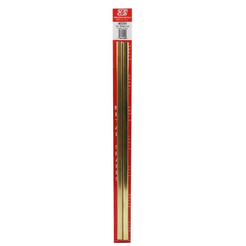 BRASS TUBE OVAL 12″ 2PK Hot on Sale